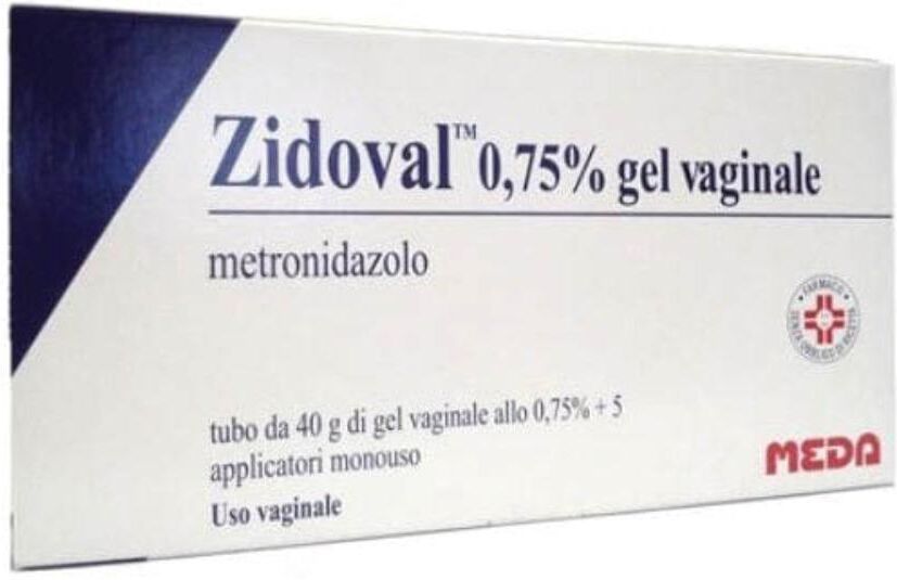 EXELTIS ITALIA Srl Zidoval 0,75% Gel Vaginale, 5 applicatori