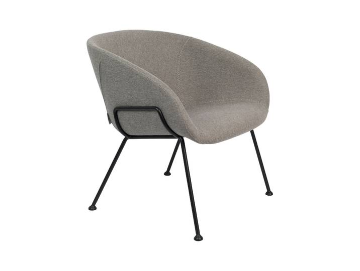 Zuiver Fauteuil Feston Stof - Grijs