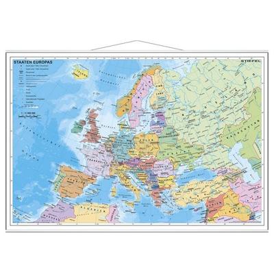 Staaten Europas im Miniformat, Karte von Heinrich Stiefel, Stiefel Eurocart, 978-3-935794-50-3