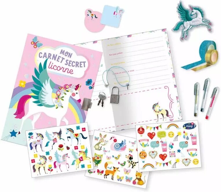 Ma papeterie créative : Mon coffret secret licorne - Auzou