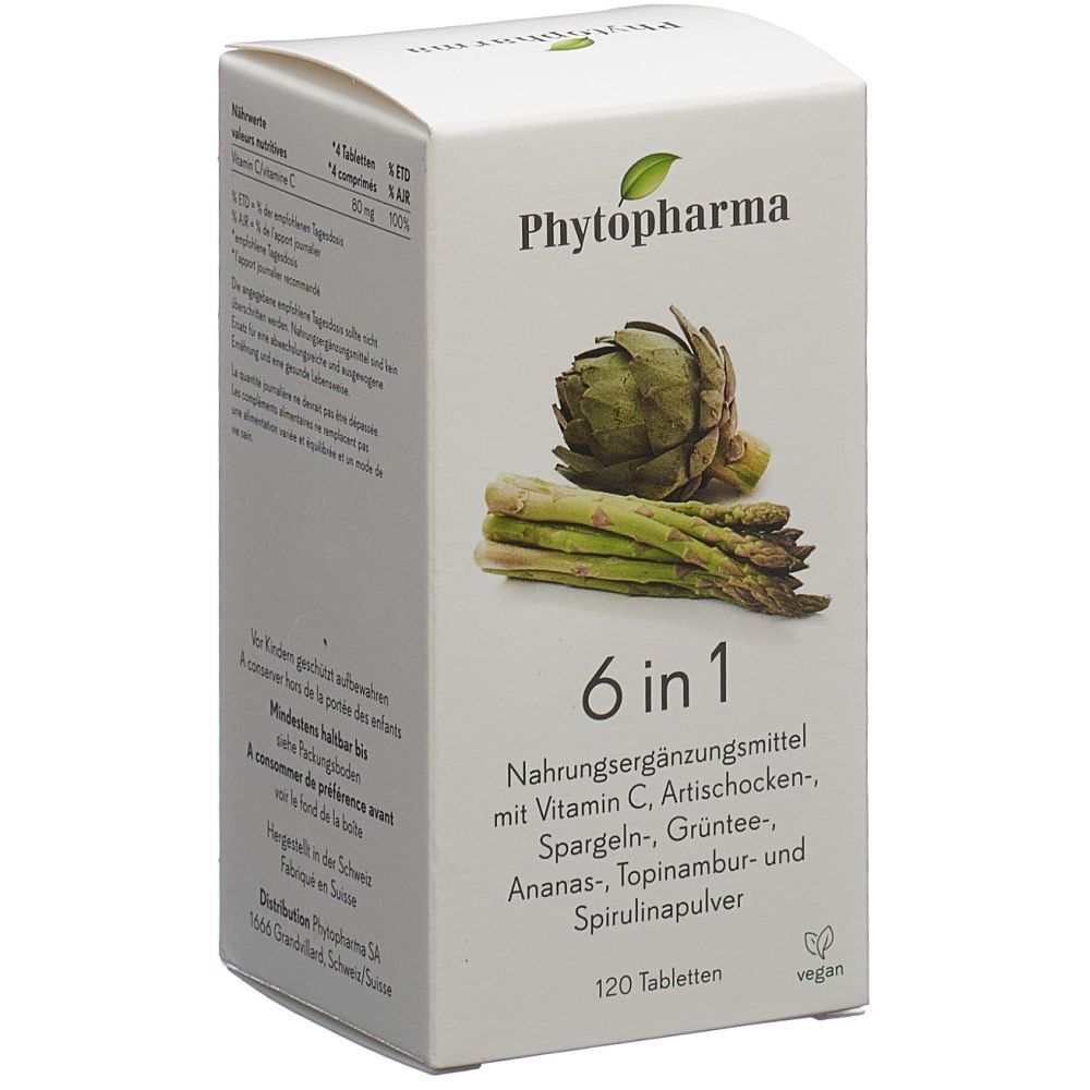 Phytopharma 6in1 Tabl 120 Stk St Tabletten