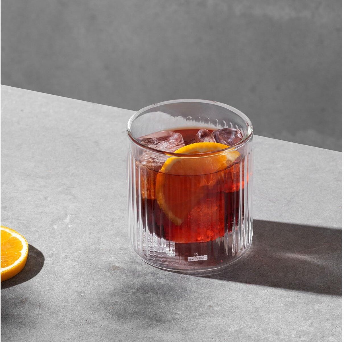 Whiskyglas BODUM "Douro 0,3 l", transparent, B:8,9cm H:9,19cm, Glas, Silikon, Trinkgefässe, Whiskyglas transparent 9,19cm, 300ml