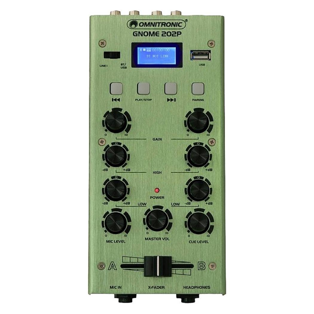 Omnitronic GNOME-202P Mini-Mixer grün (10006889)