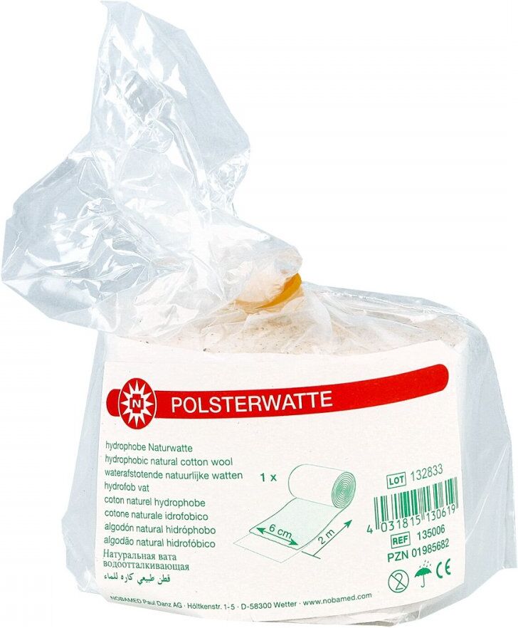 Polsterwatte gerollt 2mx6cm 1stk