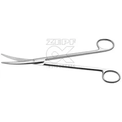 chir. Schere Lexer TC, gebogen, spitz/spitz, 16,5 cm