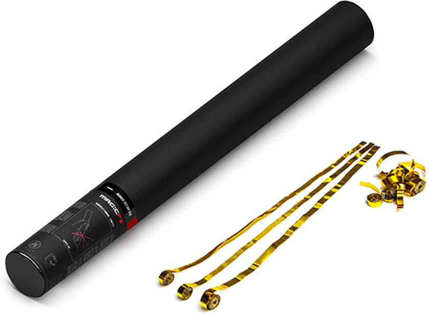 MagicFX Magic Fx Handbetriebene Streamerkanone 50cm - Gold Metallic