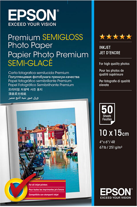 PAPEL EPSON SEMIGLOSS 10X15CM