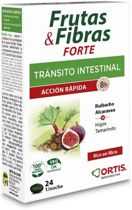 Ortis FRUTAS & FIBRAS FORTE AÇÃO RÁPIDA 24 Tabs
