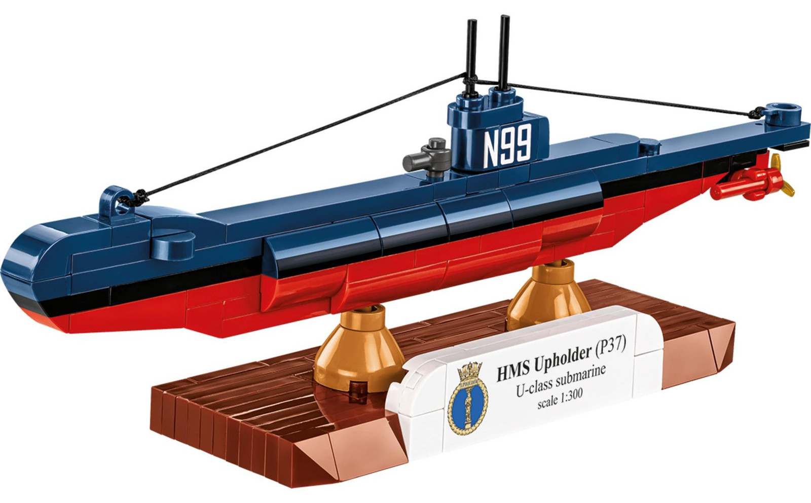 Cobi HMS Upholder (P37) onderzeeër type U schaal 1:300