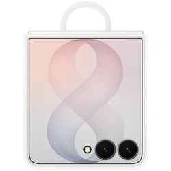 Samsung Silicone Ring Magnet Case für das Galaxy Z Flip8, Cream