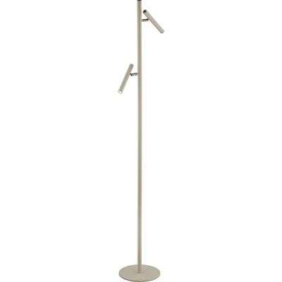 LED Stehlampe "STREAK", beige (sand), 2, Ø 25cm H: 163cm, 1 Stk., HELL HÖLLISCH GUTES LICHT, Leuchten, Tastdimmer, LED Stehlampe