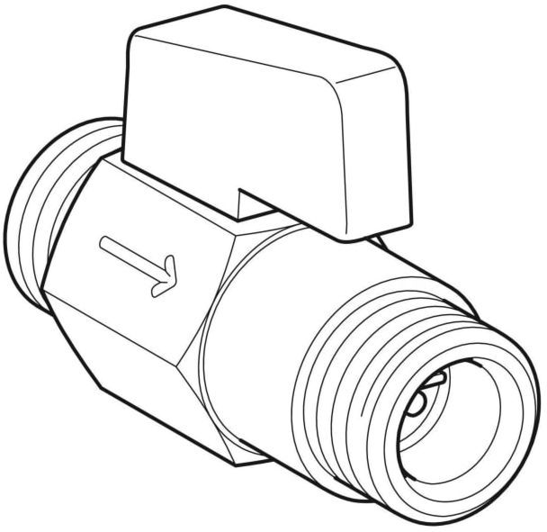 Geberit Kugelhahn G3/8 / G3/8 243795001