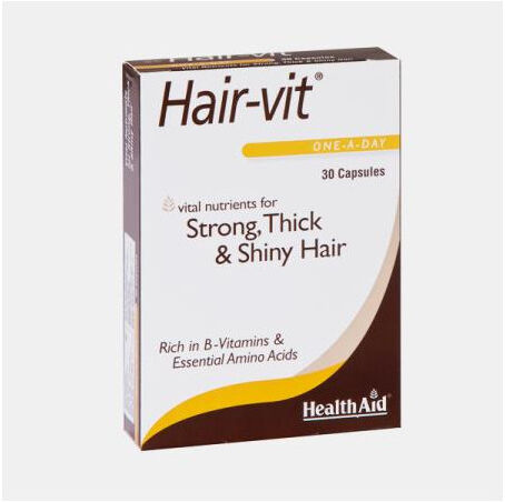 HEALTH AID HAIR VIT 30 CÁPSULAS