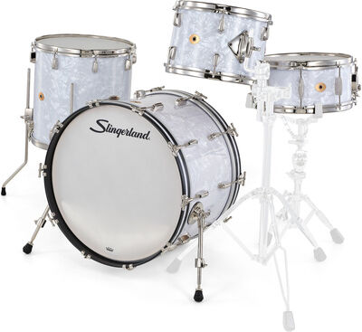 "Slingerland 22"" Radio King 4pc w/Snare WMP White Marine Pearl"