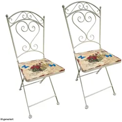 HTI-Line, Gartenstühle, Metallstuhl 2er Set