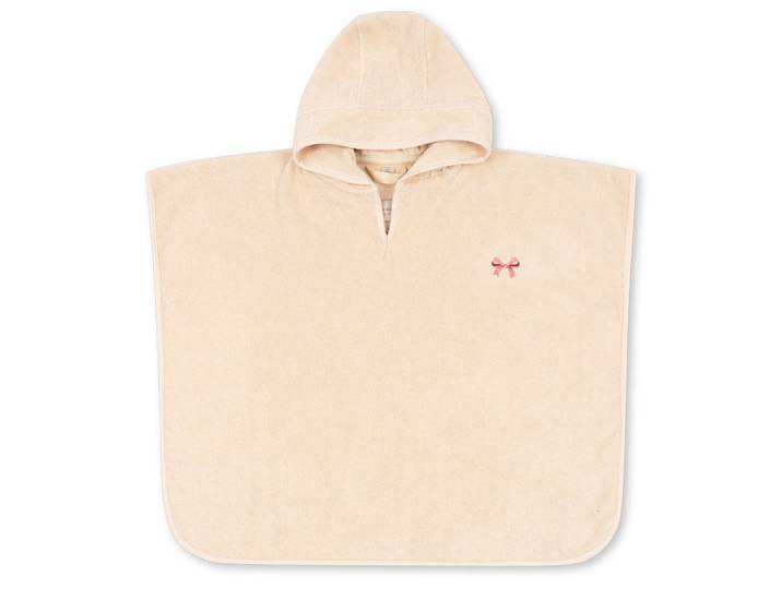Frottee-Poncho Brazilian Sand GOTS