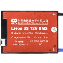 BMS 3S 12V 50A [DALY]
