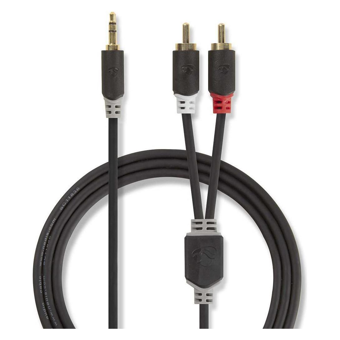 Nedis Audiokabel Stereo Klinkenstecker 3.5 mm (0.50 m) (CABW22200AT05)