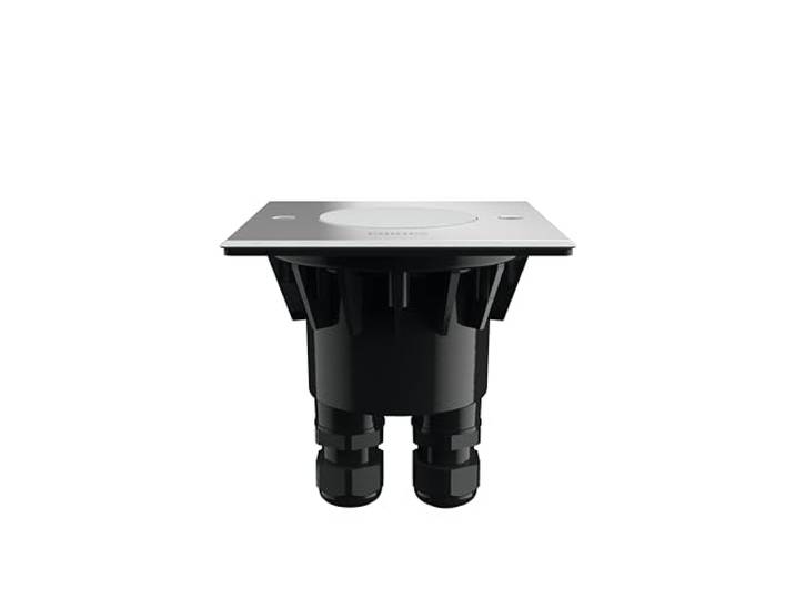 Philips Crust Grondspot - Buiten Inbouwspot - IP67 - Duurzame LED Verlichting - Warmwit Licht - Vierkant - RVS