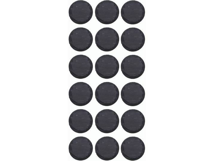 Novaliv Servierplatte 4041041692447-18xStuck, (1-tlg), 12x Schieferplatten I rund I 25x0,5 cm I Platzdeckchen Schiefer Schnei