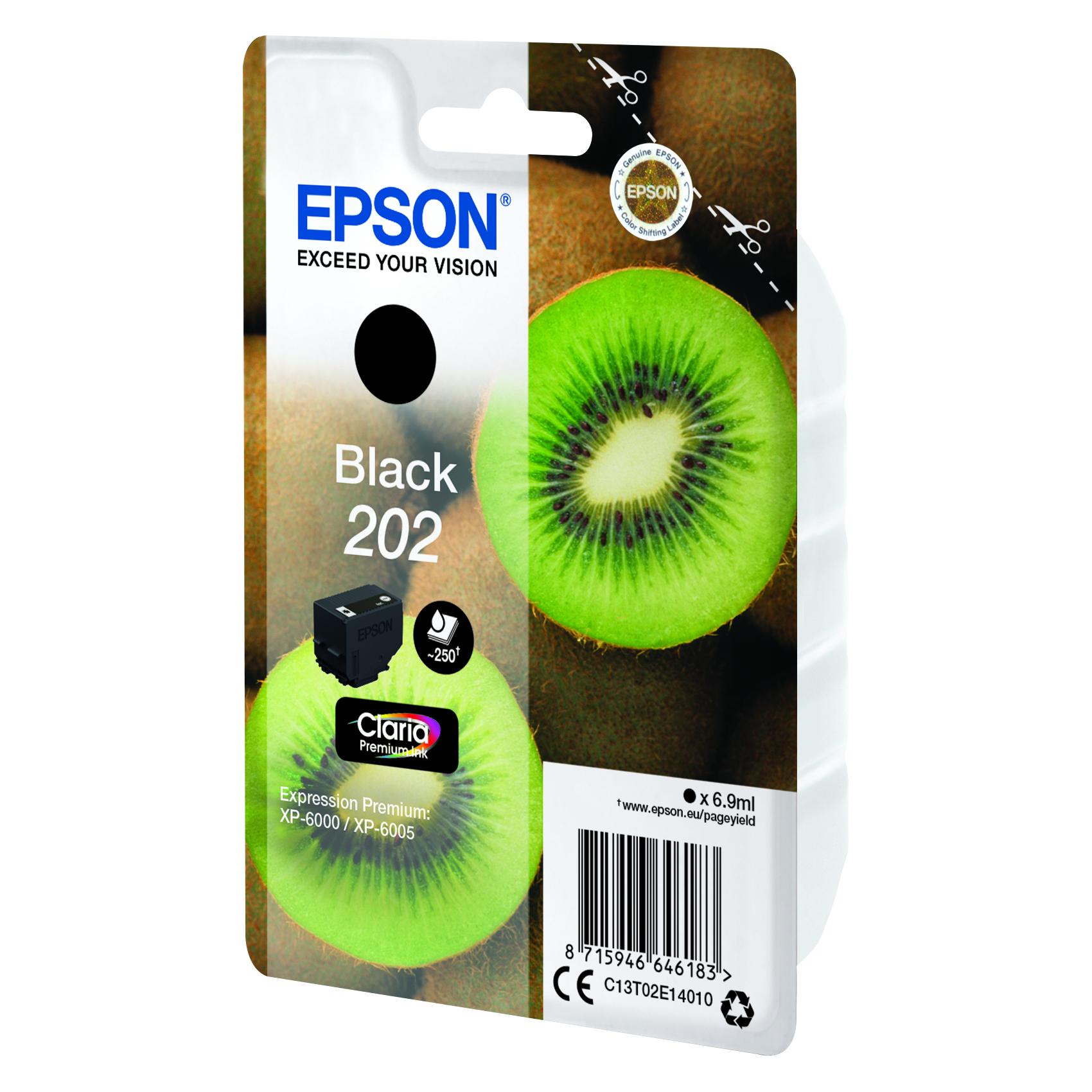 Epson 202 Claria Premium (BK) (C13T02E14010)