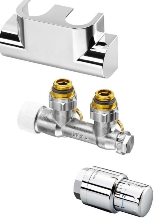 Oventrop Anschlussset 1184284 Eck, verchromt, Uni SH