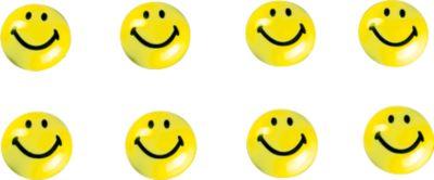 Magnet, Smilies, 20 mm, 8 Stück