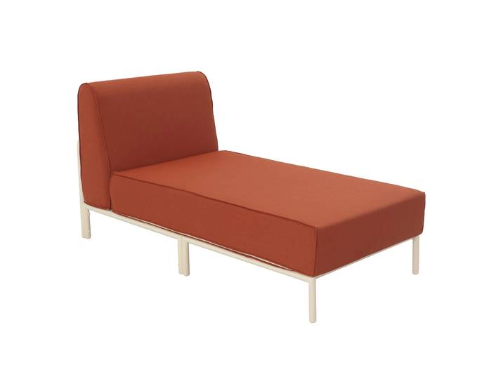 Oviala - Méridienne pour salon de jardin modulable