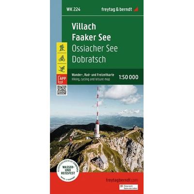 freytag & berndt Wanderkarte WK 224 Villach - Faaker See, Ossiacher See - Dobratsch 1:50.000, Sonstige von , KOMPASS Freytag & Berndt,