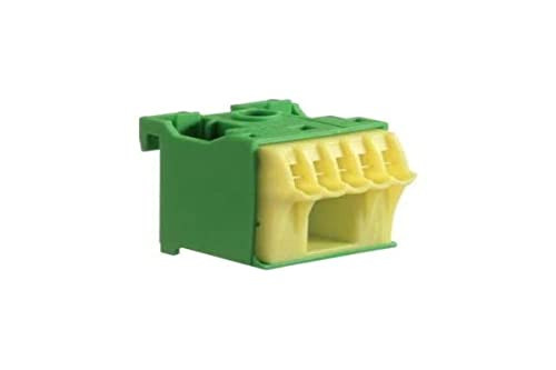 Hager QuickConnect PE-klemblok KN06E set van 6 klemmen, Groen en Geel