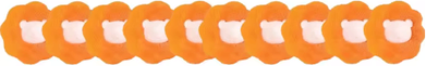 Inspire Picks Reusable Pet Hair Remover Laundry Ball Magic Hair Catcher For Washing Machines 10pcs Orange