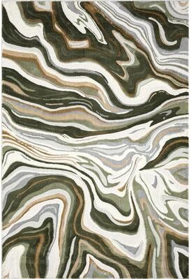 Abani Rugs Regal REG260C Green Intertwined Lines Area Rug