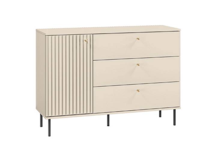 Feldmann-Wohnen Sideboard Sophie (Sophie, 1 St., 1-teilig), 120cm kaschmir matt