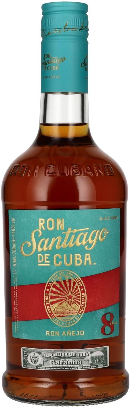 Ron Santiago de Cuba Ron Añejo 8 Años 40% Vol. 0,7l