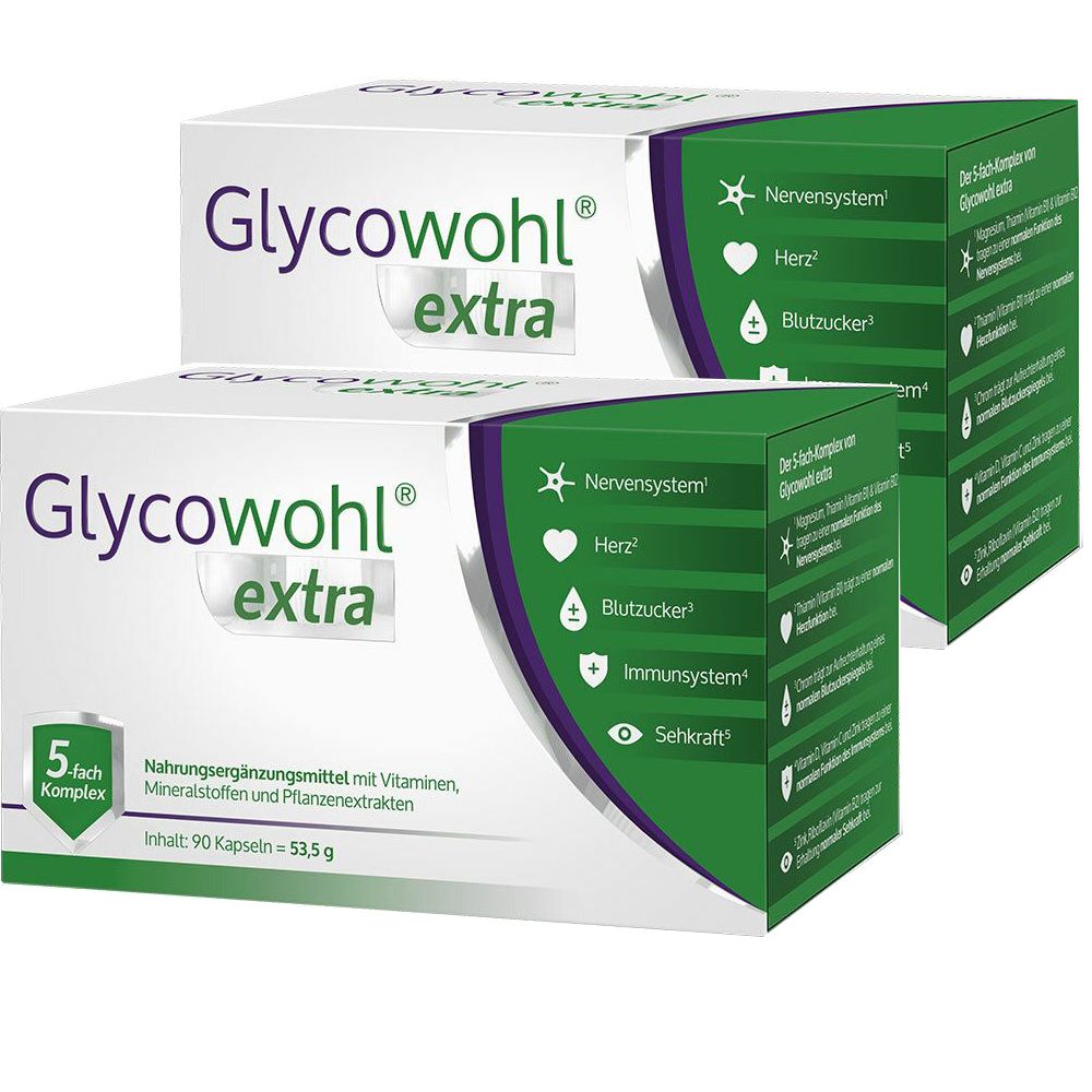 2x Glycowohl extra 2x90 St Kapseln
