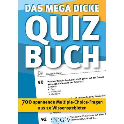 Das mega dicke Quizbuch (blau), Taschenbuch von , Naumann & Göbel, 978-3-625-19816-1
