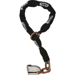 ABUS Bremsscheibenschloss-Set GRANIT Detecto XPlus 8008 Schwarz 120 cm