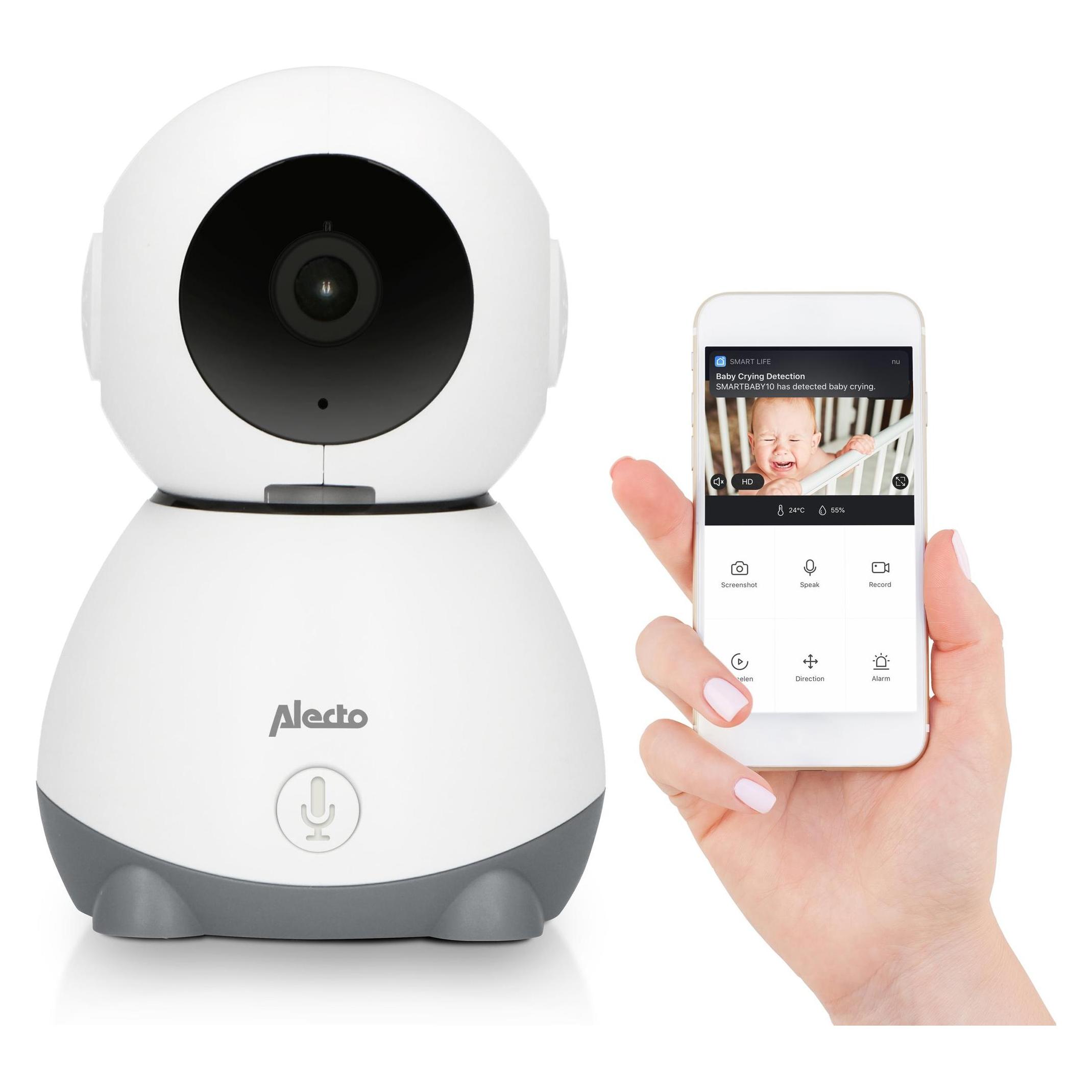 Alecto Smartbaby10 (Babyphone mit Kamera, 300 m) (SMARTBABY10)
