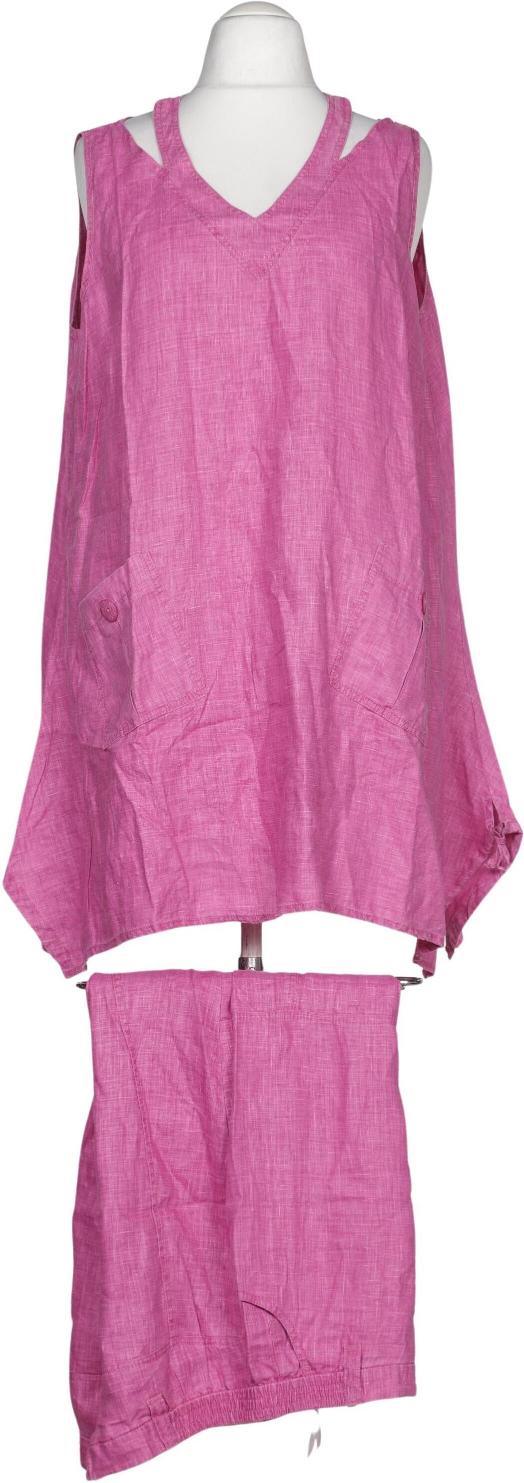Kj brand Damen Anzug oder Kombination, Pink, Gr. EU 46, Leinen - Second Hand