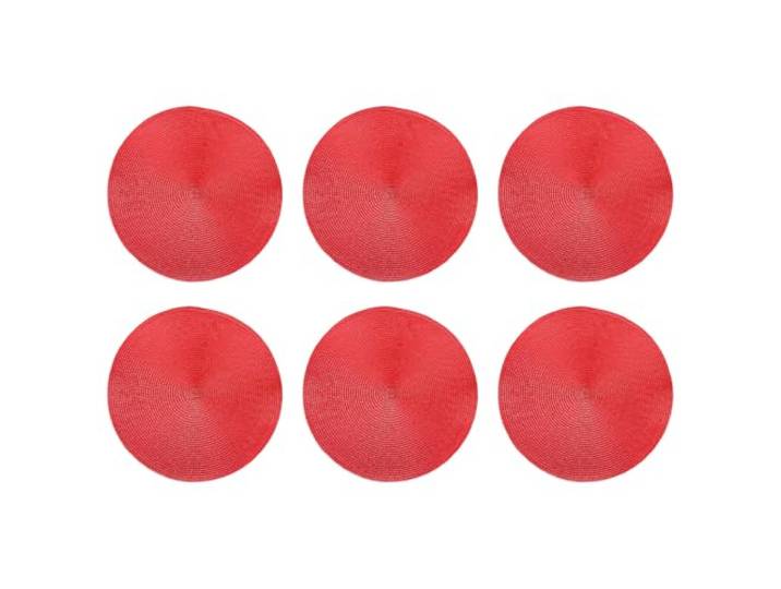 BUTLERS 6er Set Tischset ø38 cm - Ambiente - abwischbar