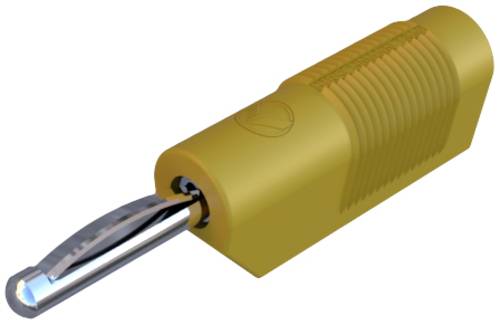 Hirschmann Test & Measurement VSB 20 Bananenstecker Stecker, gerade Stift-Ø: 4mm Gelb