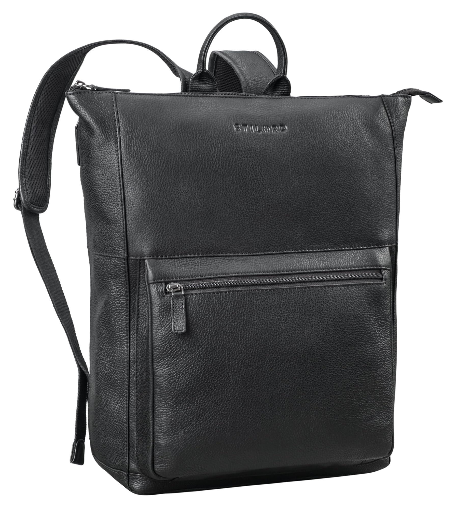 Großer Leder Laptop Rucksack für Abenteuer