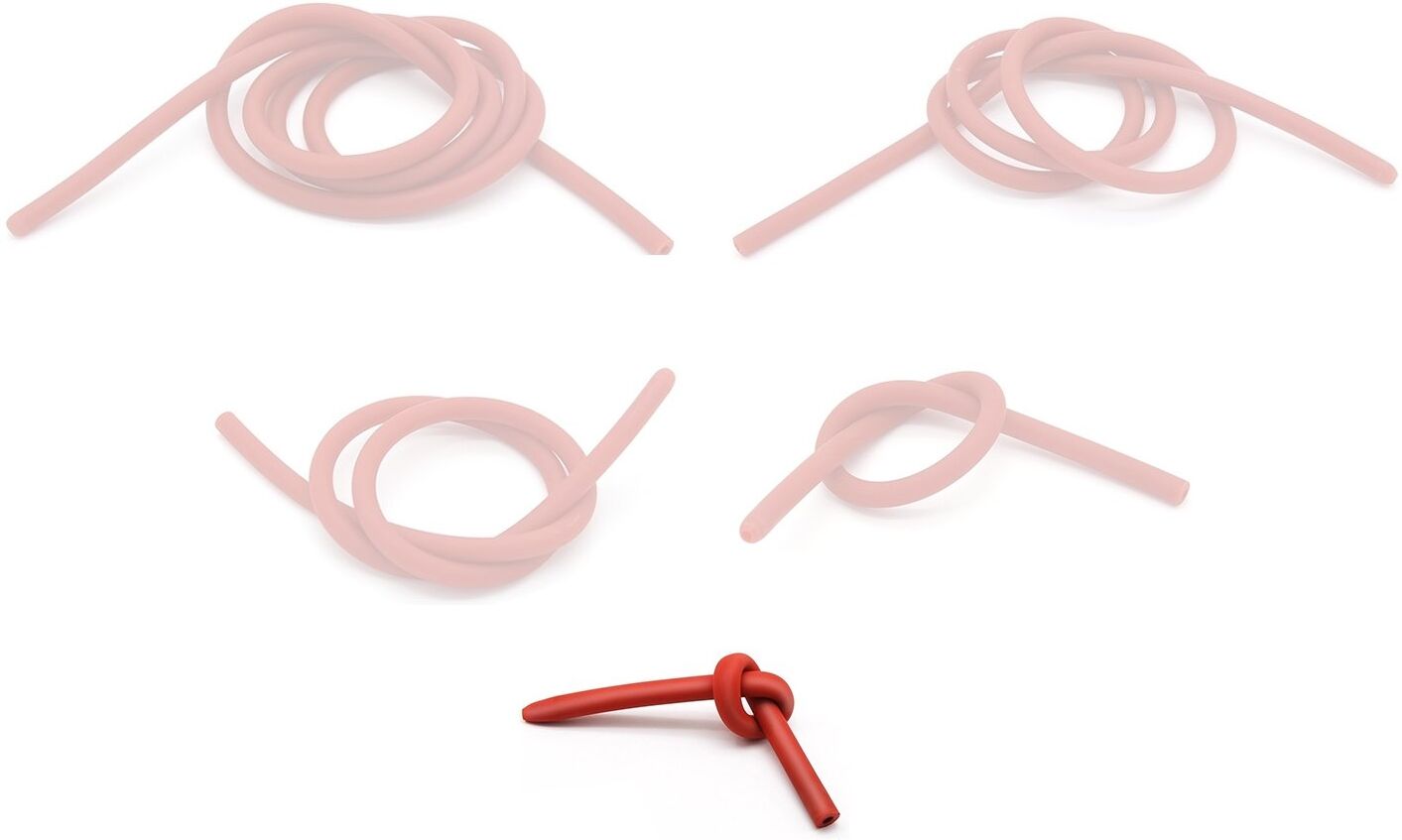 BDSMaster Tuyau flexible pour Seringue Pipe Flex S 30cm