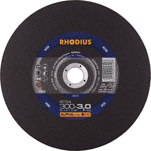 Rhodius ST34 206523 Trennscheibe 10 St. Stahl