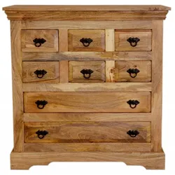 Kommode Guru 90x90x45 aus indischem Mangoholz