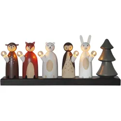 Star Trading, LED Kerzen, Kerzenleuchter Forest Friends