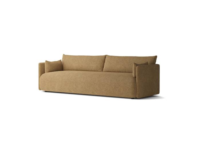 Audo Copenhagen Offset Sofa 3-Sitzer Audo Bouclé 06 Gold