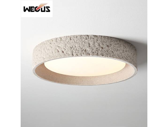 Plafonnier nordique moderne et Simple de styliste pour chambre à coucher, lumière de Style Wabi-Sabi japonais