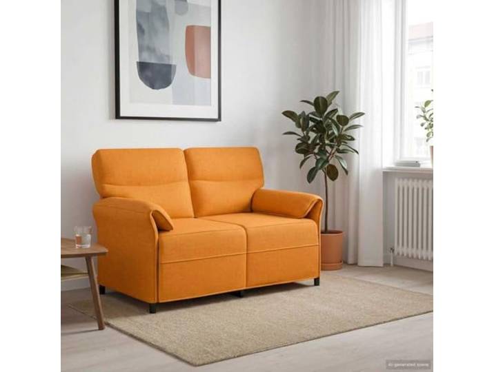 KGHERMDF Sofa 100% Polyester mit Metallrahmen und MDF, Modernes Wohnzimmer Stabiler Metallrahmen, langlebige Kunststoffbeine, klappbare Armlehnen, reißfester Stoff, pflegeleichte Reinigung