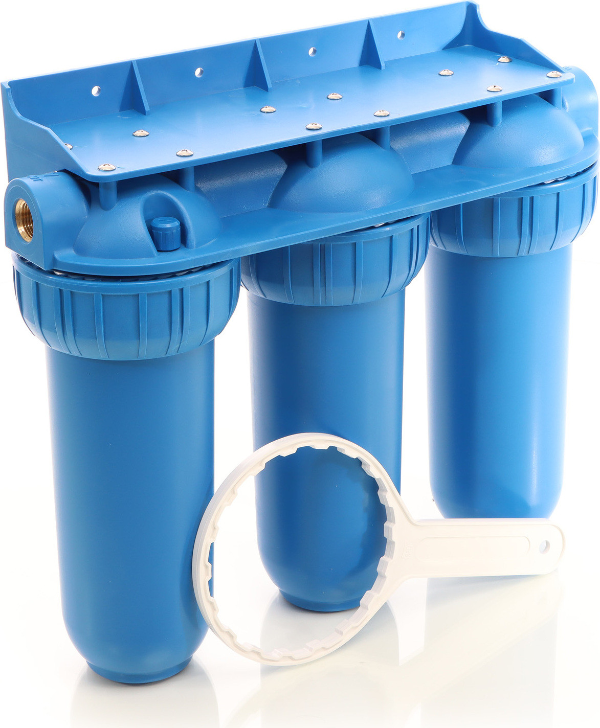 Naturewater NW-BR10B5 waterfilter set met 3 filters, sedimentfilter, actieve koolstofblok en actieve koolstofkorrels, diameter: 60 mm